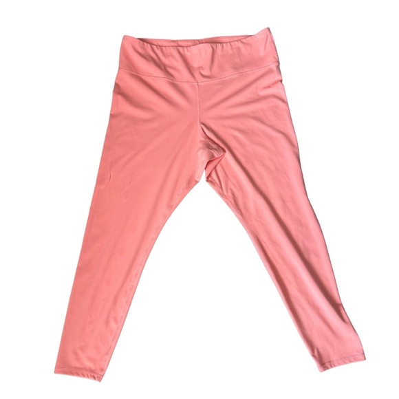 GapFit Studio Sky High Leggings XL ~25” Inseam Coral Pink - Picture 3 of 5